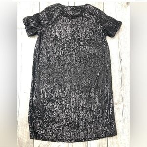 Ophelia Rose women's Sequined elegant black midi dress SPARKLE ALL NIGHT nye med